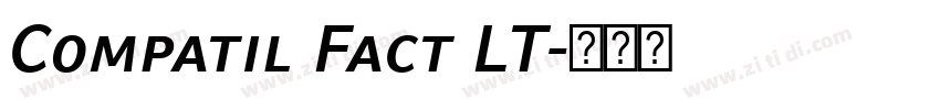 Compatil Fact LT字体转换